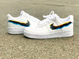 Glitch Custom Air Force 1 - CustomSneakersGB