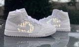 Dior reflective Jordan 1 Junior - CustomSneakersGB