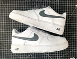 Coloured Swoosh Custom Air Force 1 (Grey) - CustomSneakersGB